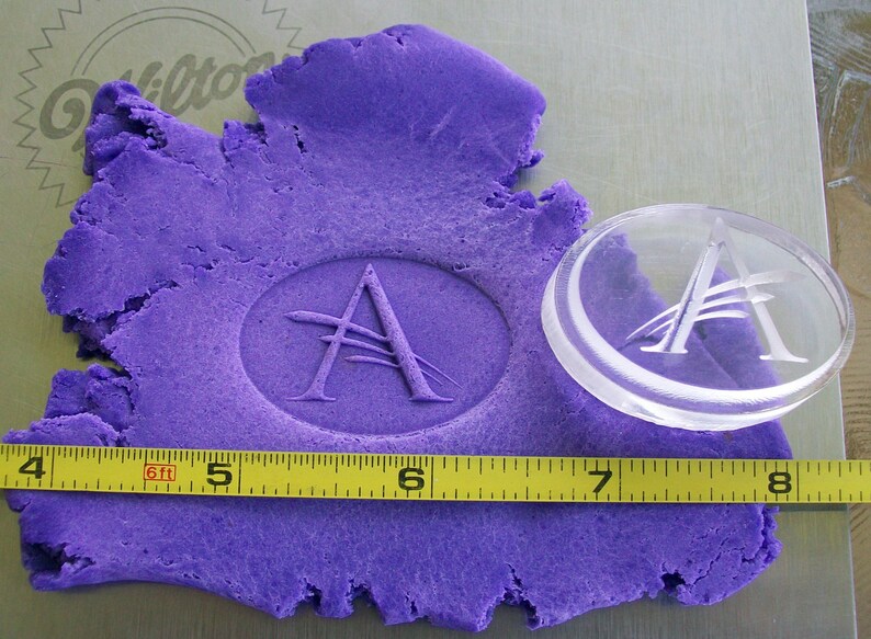 Custom Fondant Stamp or Fondant Embossing Die Under 1.5 Etsy