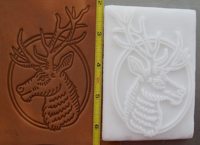 Custom Leather Stamp or Leather Embossing Die Large Size Etsy