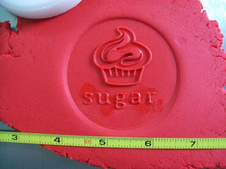 Custom Fondant Stamp or Fondant Embossing Die Under 2 Etsy