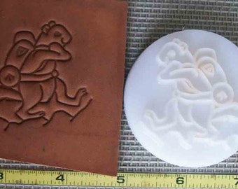 Custom Leather Stamp or Leather Embossing Die under 2"