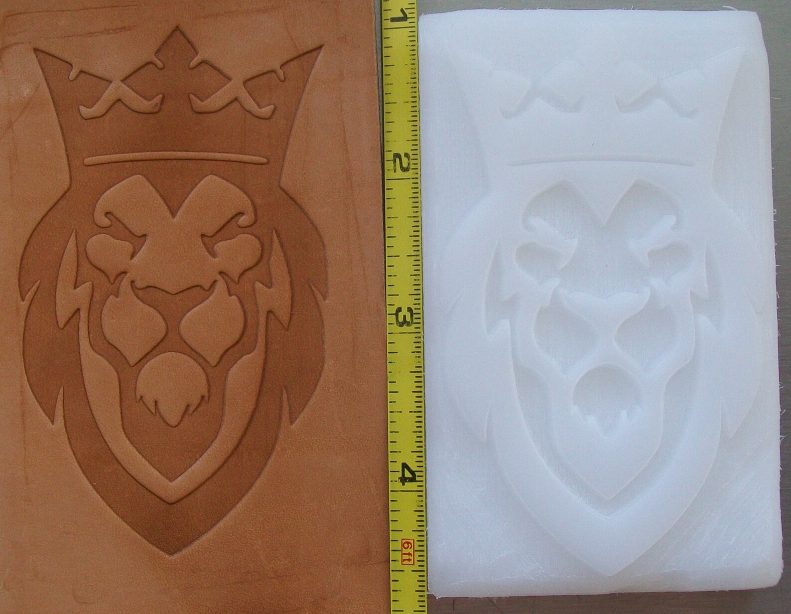 Custom Leather Stamp or Leather Embossing Die Large Size Etsy