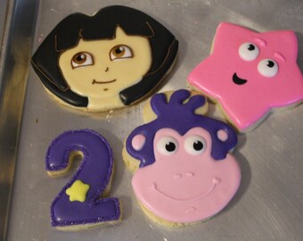 Dora Fondant Cutter Etsy