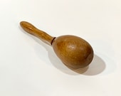 Vintage Darning Egg, Wood Egg Darner, Handle, Sewing Notions, Mending Tool, Mid Century 1950s, Farmhouse Decor
