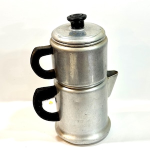 Vintage Sears Maid of Honor Percolator: Mid Century Aluminum Stovetop Coffee Pot
