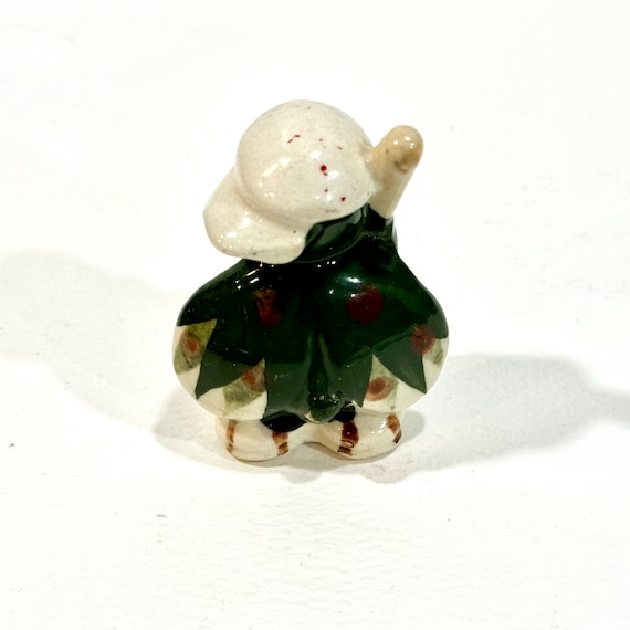 Vintage Bug Figurine: Baseball Player,anthropomorphic Ceramic, 2