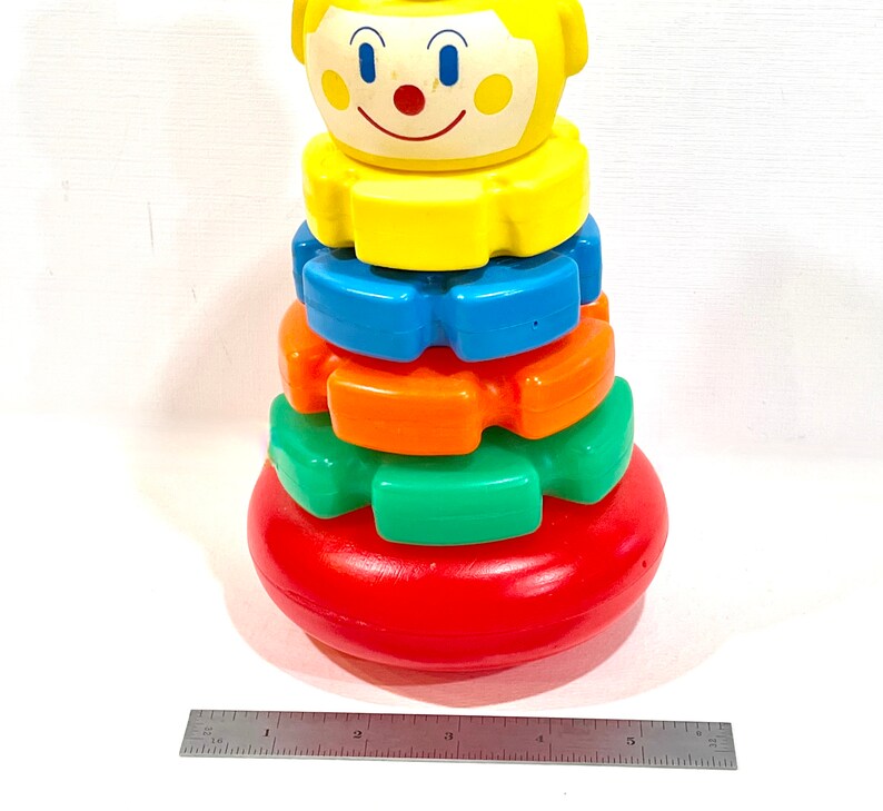 Playskool Clown Stacking Toy Jingles and Rocks 7 Piece Etsy