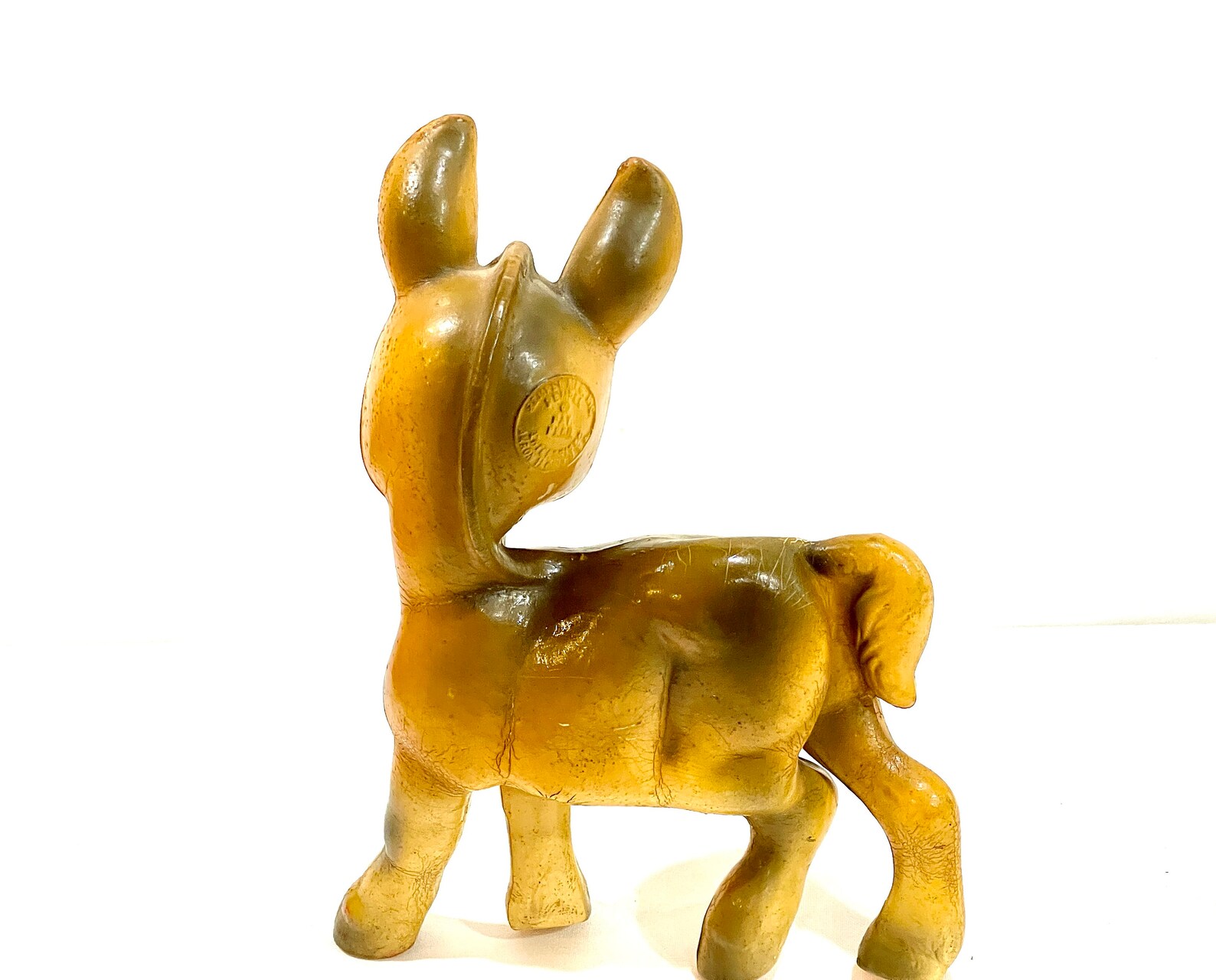 Vintage Donkey Toy Squeaky Donkey Rubber Toy Rempel Mfg Etsy
