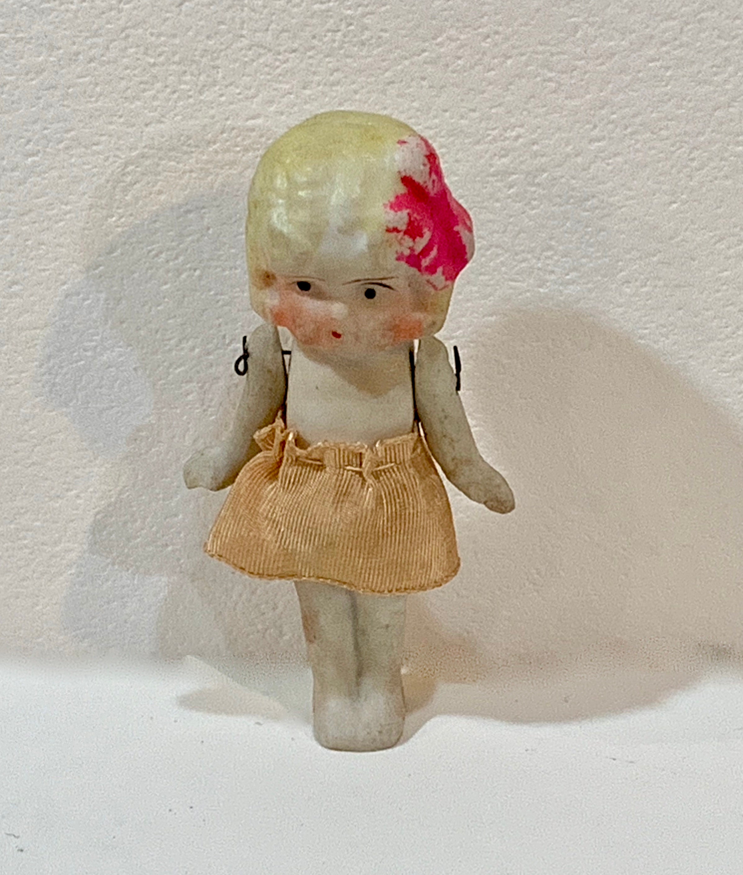 Buy Vintage 1930s Bisque Doll Jointed Doll Frozen Charlotte Online in India  