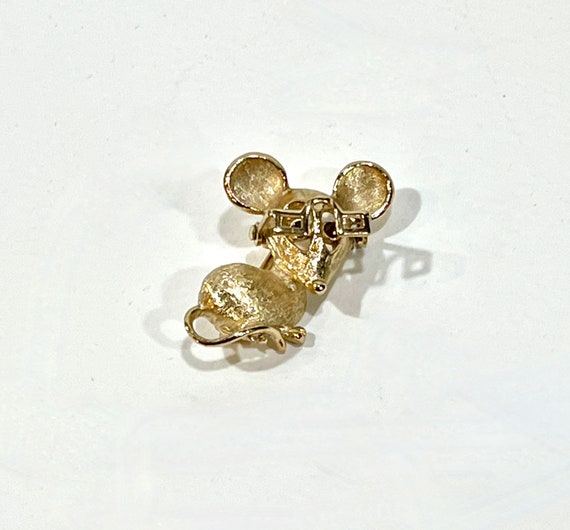 Vintage  Mouse Pin, Avon Mouse, Articulated Glass… - image 6