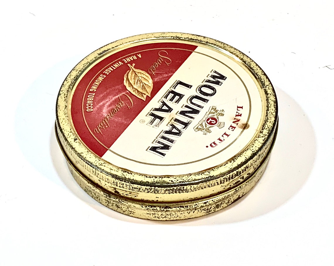 Vintage Tobacco Tin Smoking Tobacco Lane Ltd Flat Round Etsy