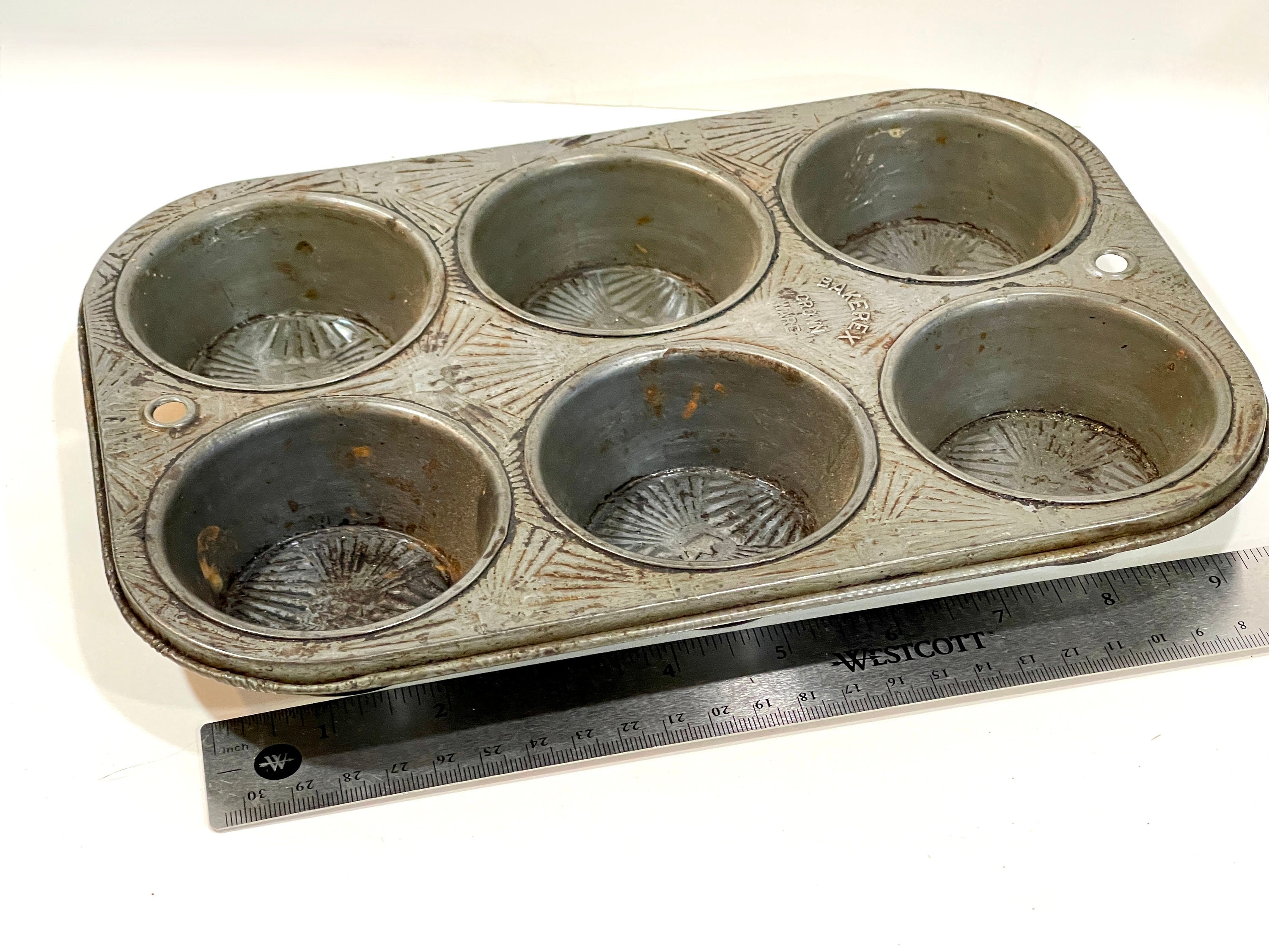 Vintage Maid of Honor Heavy Duty Aluminum Mini Muffin Pan Made in