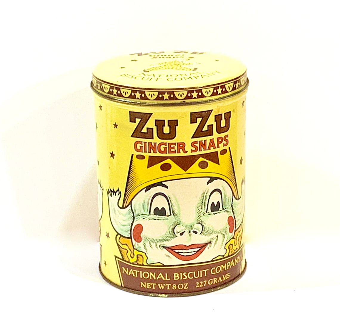 Vintage Zu Zu Ginger Snaps Clown Cookie Tin National Biscuit Etsy
