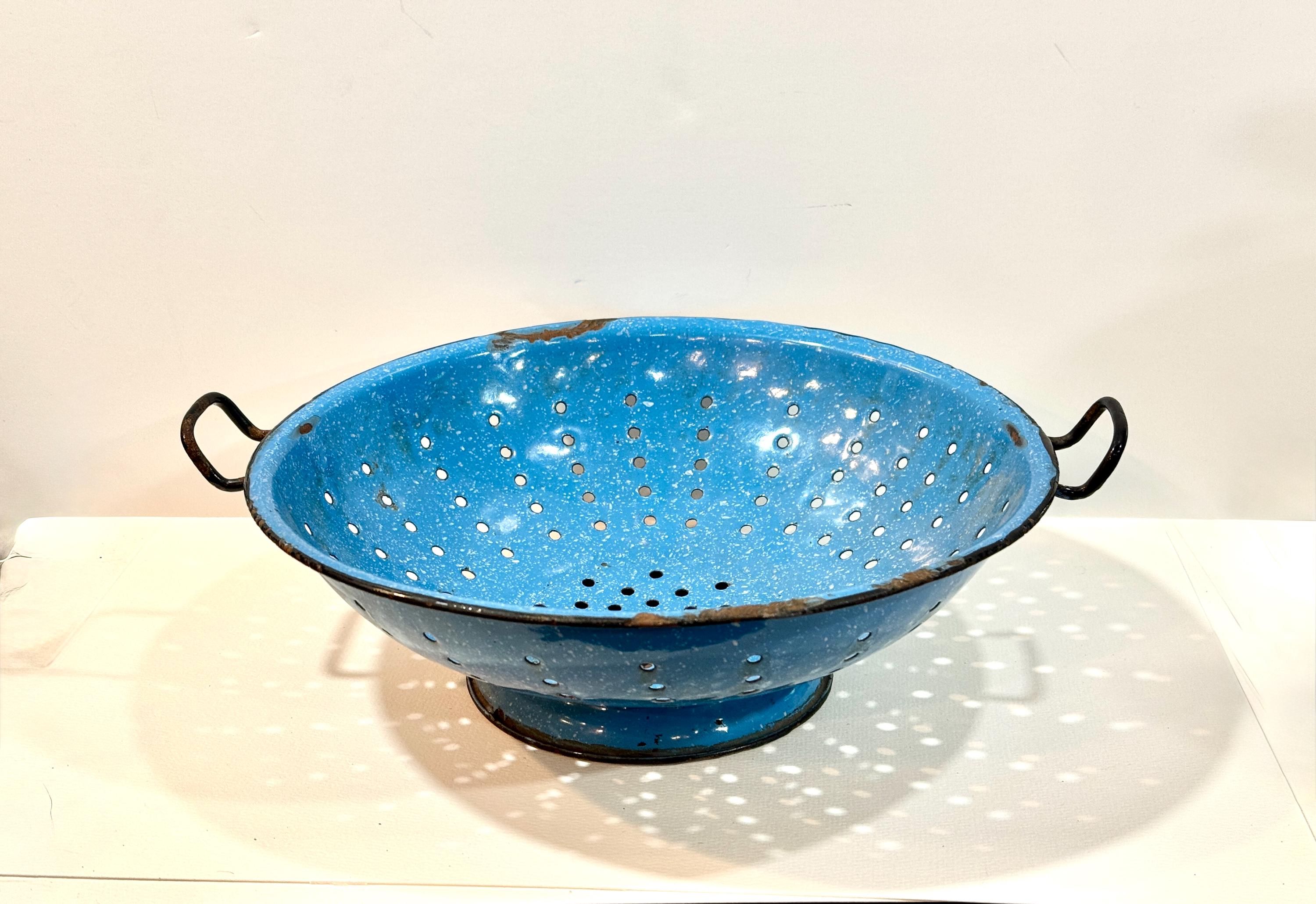 Passoire à thé émaille pure bleu foncé | Serax