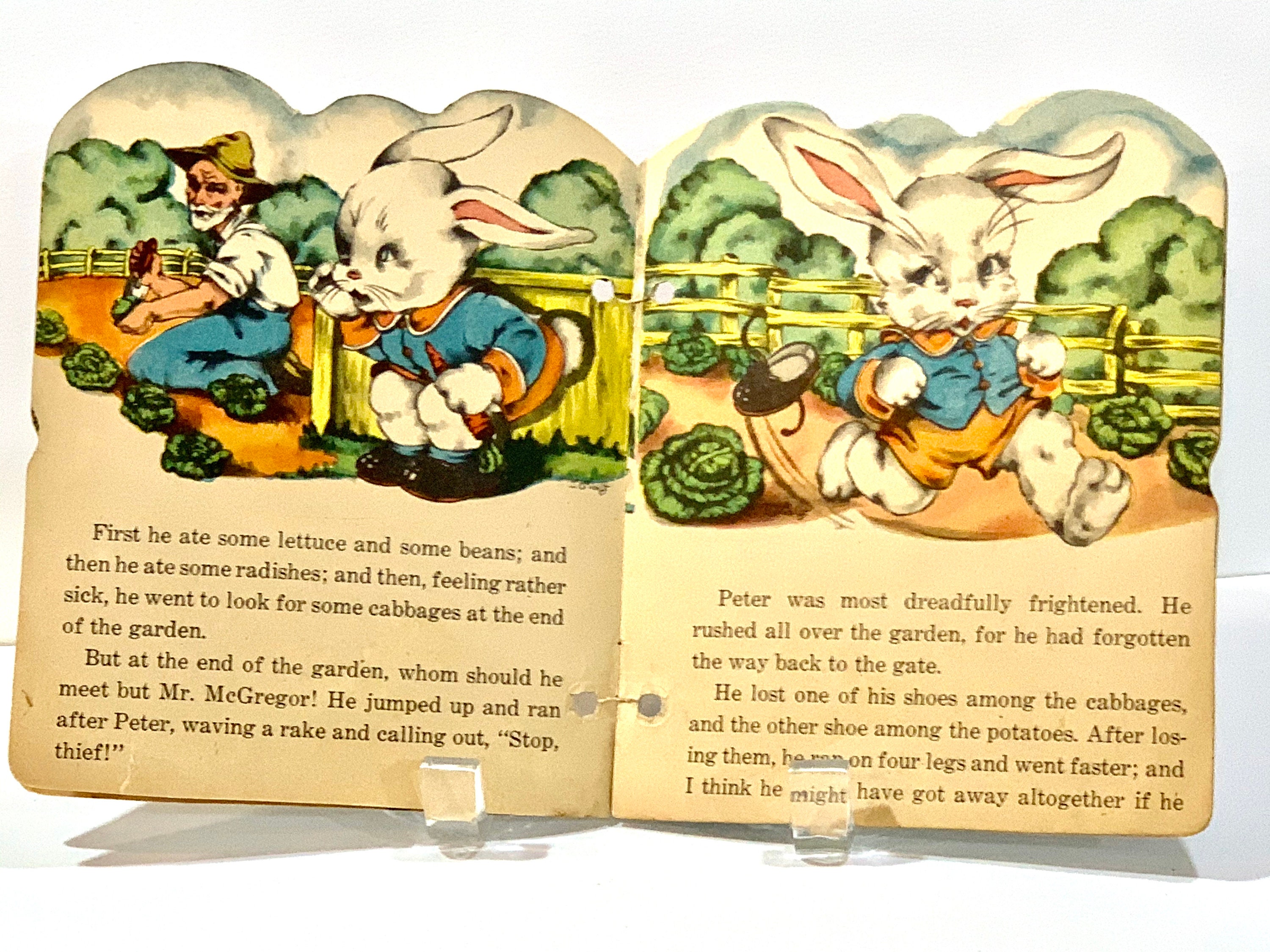 RARE Peter Rabbit Soft Cover Die Cut Rabbit Samuel Lowe Etsy