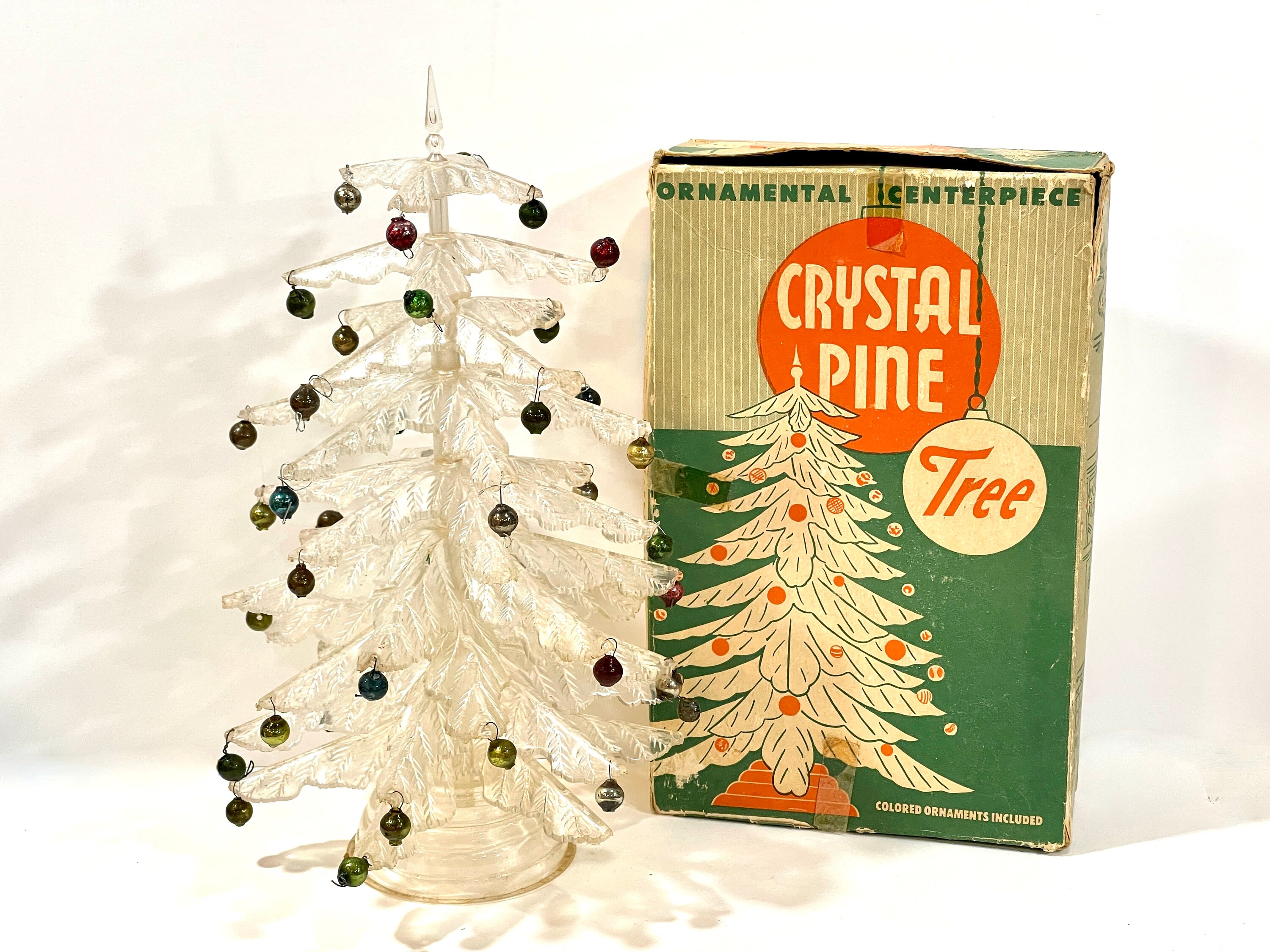 Vintage crystal christmas ornaments Clearance