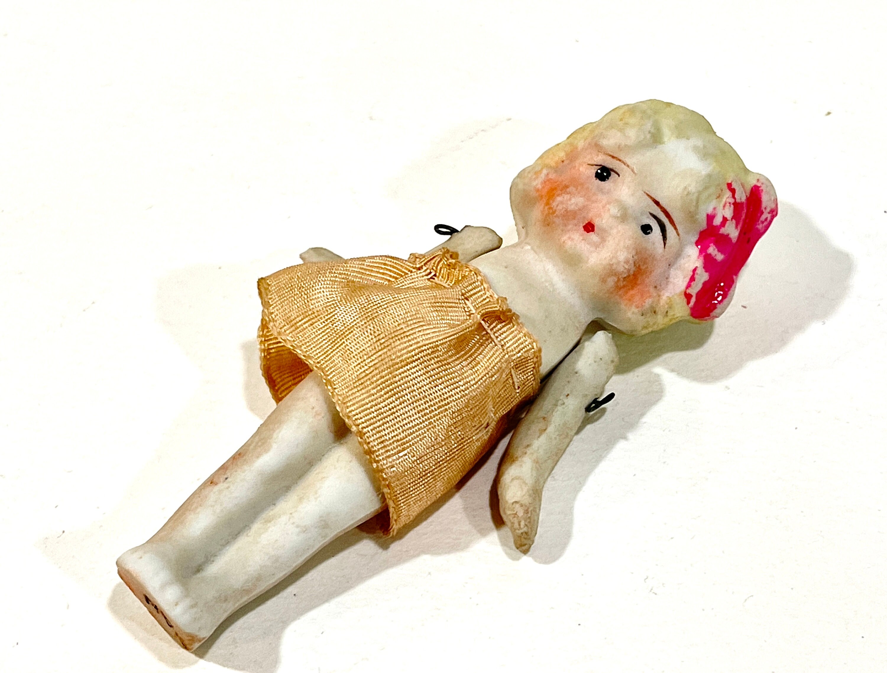 Buy Vintage 1930s Bisque Doll Jointed Doll Frozen Charlotte Online in India  