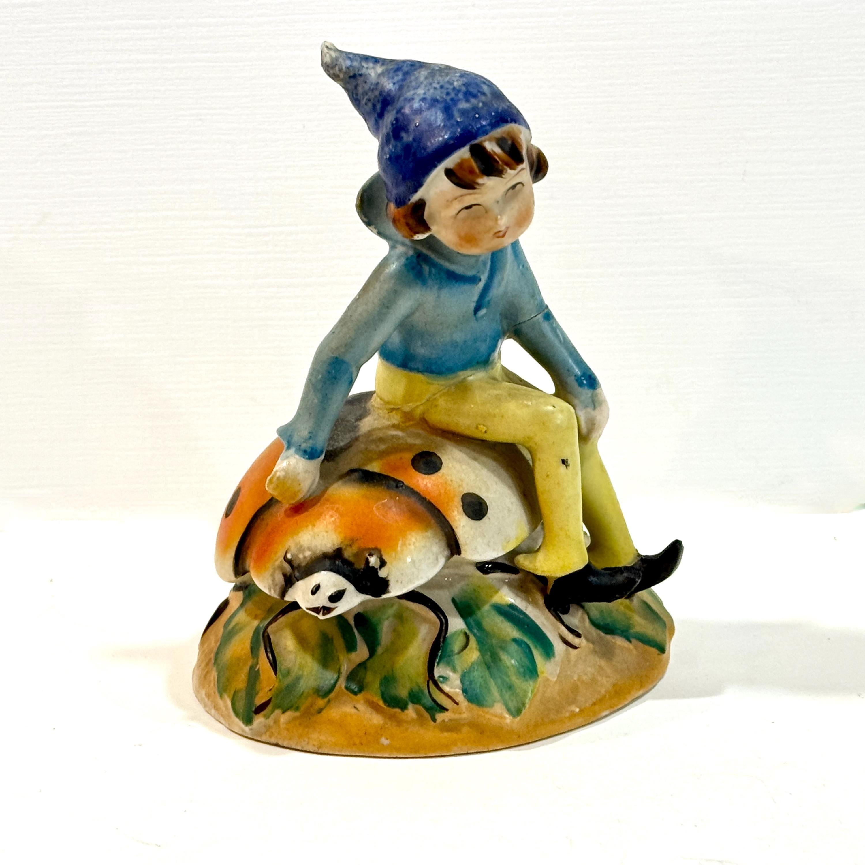 レディバグ 陶器 置物 約8cm Japan Ceramic Ladybug - Etsy