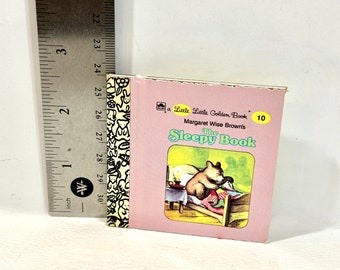 Miniature  Golden Book, The Sleepy Book 10, Garth Williams,  Mini Books, Collectible Little Little Books,  Western Publishing, Circa 1980s