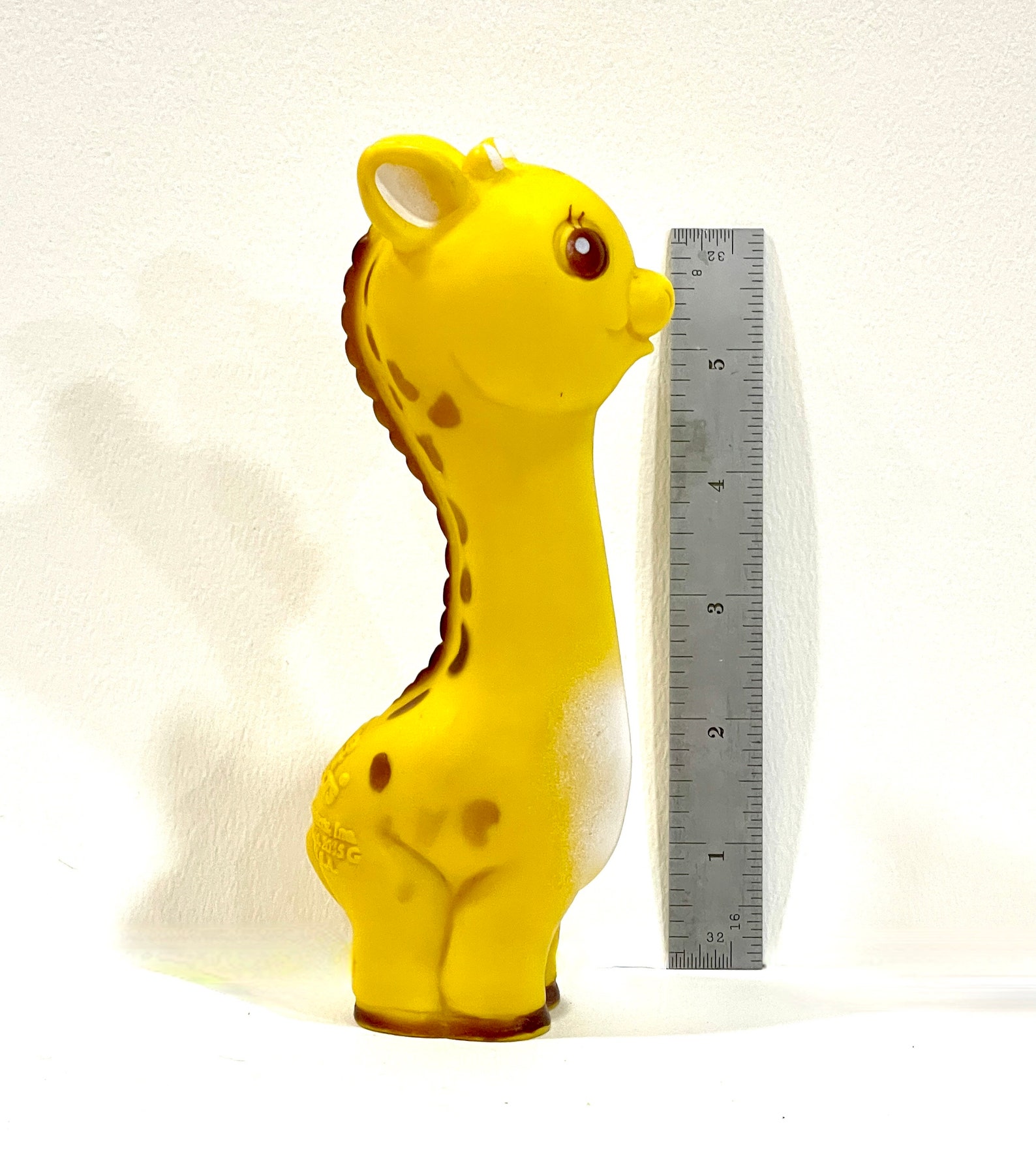 Vintage Toy Giraffe Squeaky Toy Rubber Vinyl Toy Loud Etsy Australia