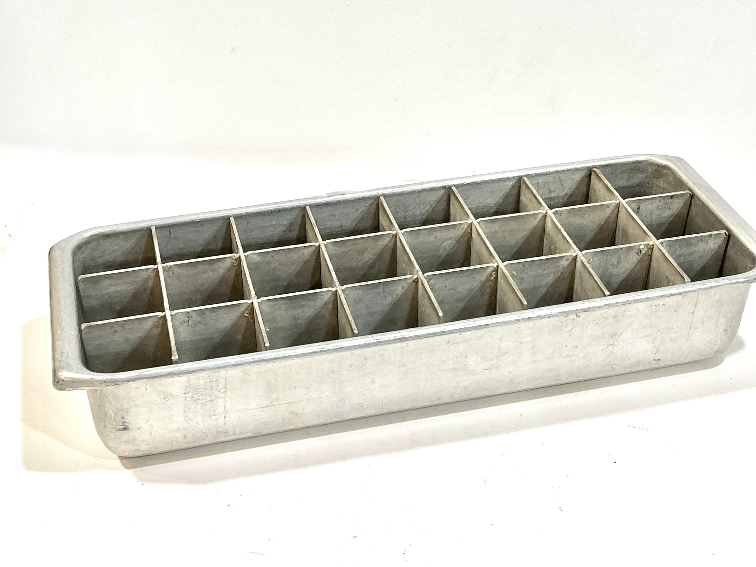 Aluminum Ice Cube Tray Vintage Rare Cube Retro Classic Set of