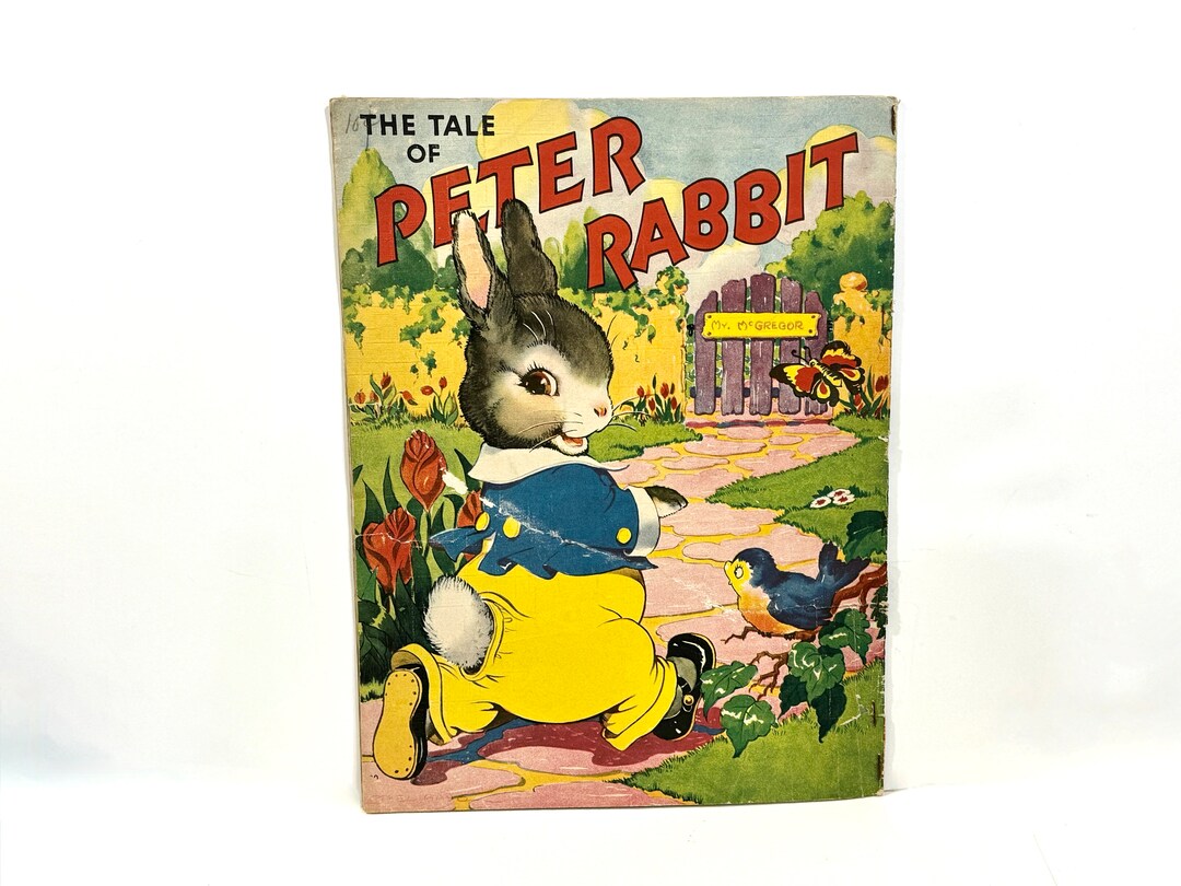 Vintage Peter Rabbit, Illustrated by Ethel Hays, Saalfield Publishing ...