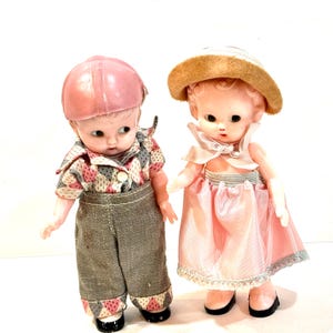 Vintage Knickerbocker Dolls: 1950s Hard Plastic, Handmade Clothes