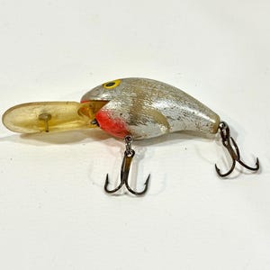 Vintage Fishing Lure, Rebel Deep Wee R, Small Crankbait, Wood Lure, Freshwater Fishing, Bass and Trout, Designed to Dive. Gift for Collector