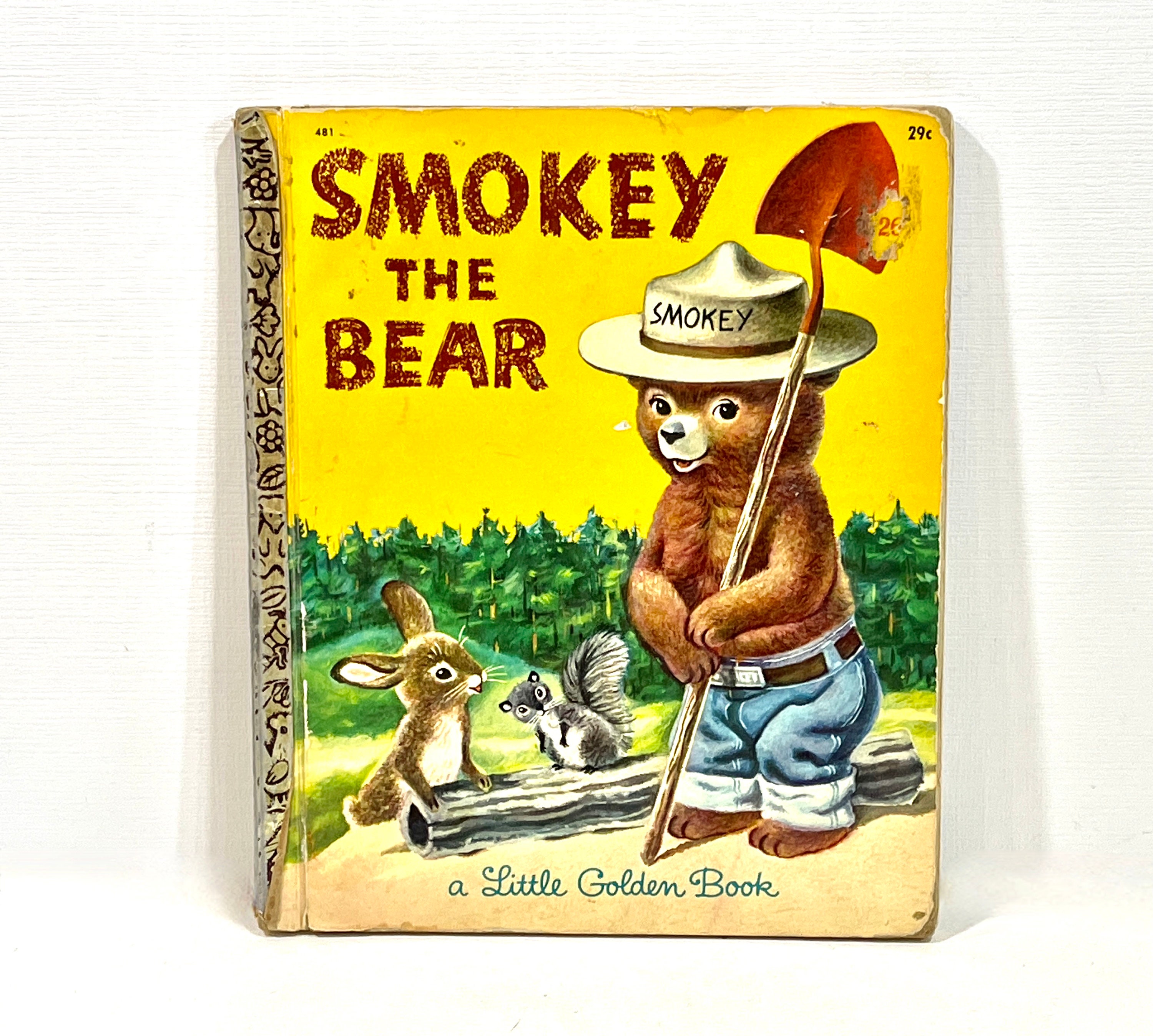 Smokey the Bear, Little Golden Book 481, Copyright 1955, 10th