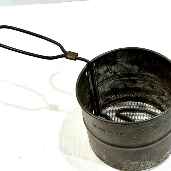 Metal Flour Sifter Etsy