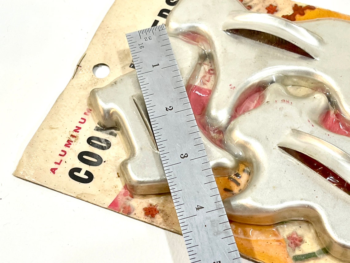 Vintage Kitchen Aluminum Cookie Cutters Set of 4 Chilton Etsy