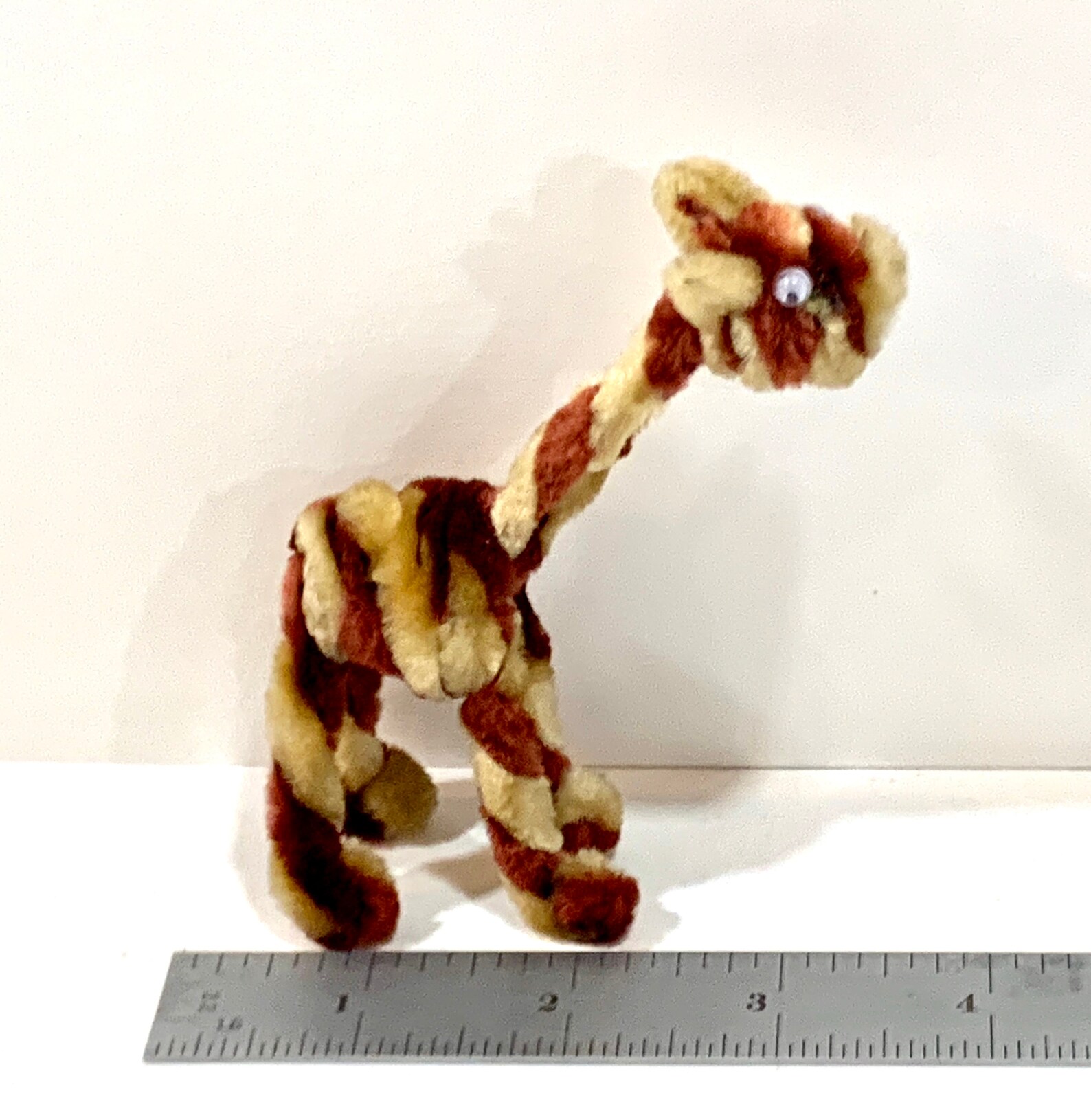 Vintage Giraffe Pipe Cleaner Animal Wiggly Eyes Chenille Etsy