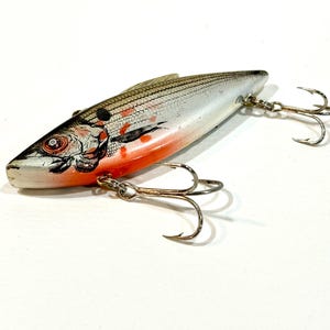 Esca artificiale vintage Bill Lewis Rat-L-Trap: Bleeding Fish Crankbait