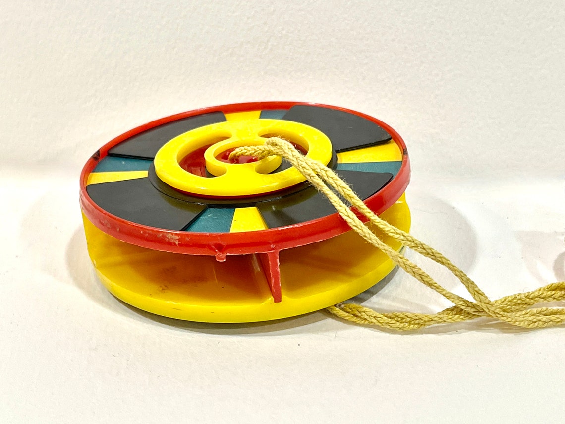 Spinning String Toy Whirligig Spinner Kenner Toy Mid Etsy