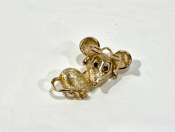 Vintage  Mouse Pin, Avon Mouse, Articulated Glass… - image 7