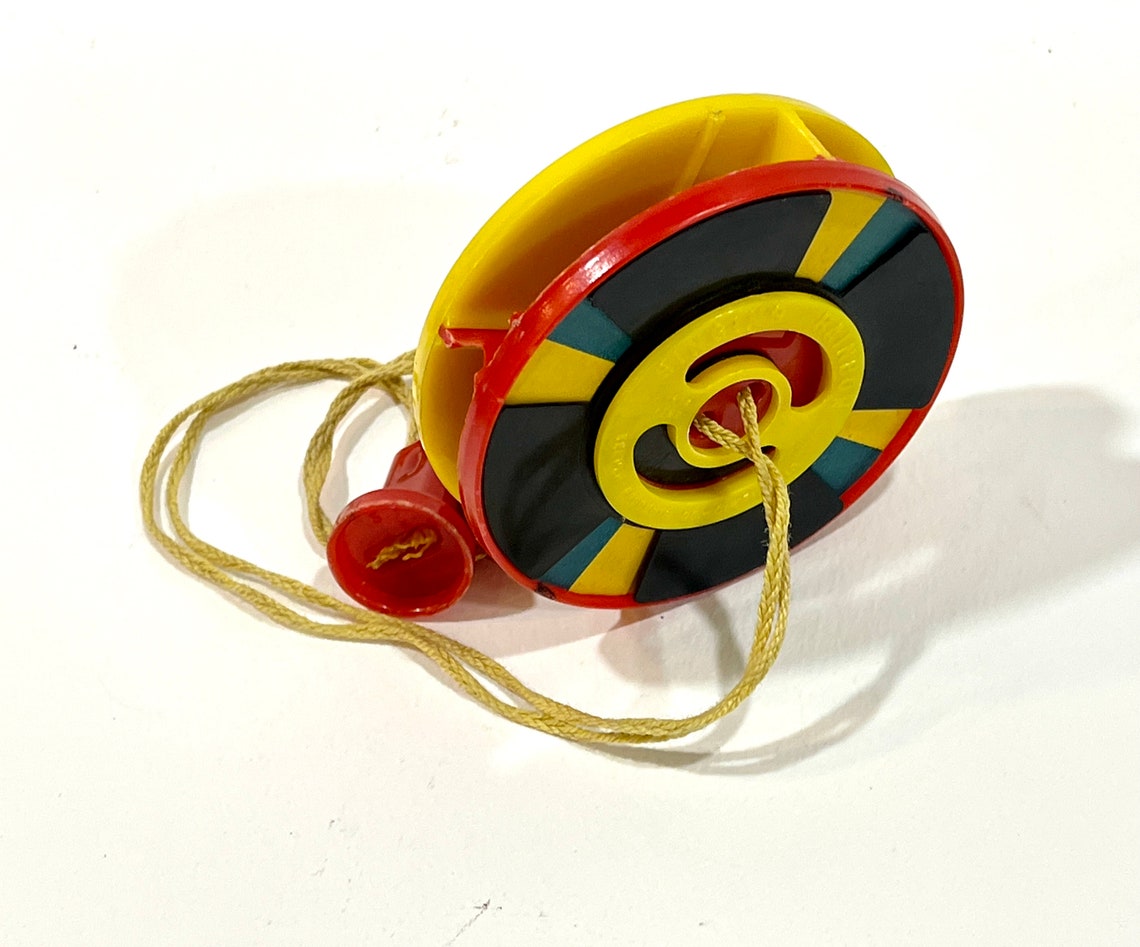 Spinning String Toy Whirligig Spinner Kenner Toy Mid Etsy