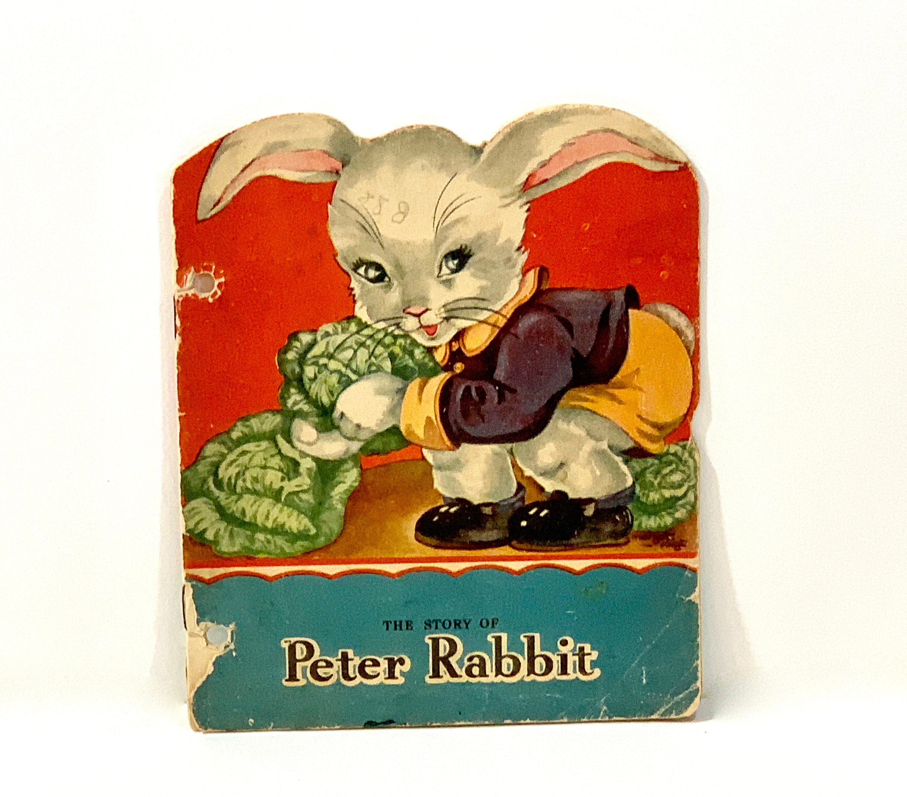 RARE Peter Rabbit Soft Cover Die Cut Rabbit Samuel Lowe Etsy
