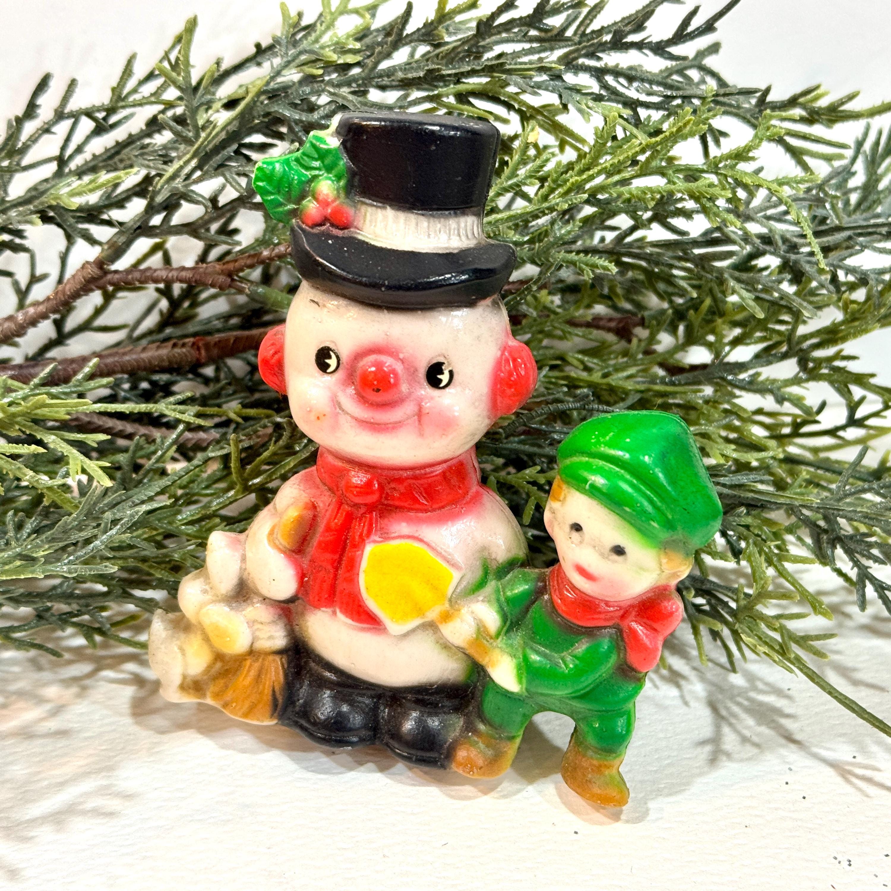 ヴィンテージ　クリスマス人形スノーマン オン スレイ ヴィンテージ クリスマス人形スノーマン オン スレイ ビンテージ