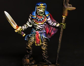 Reaper Mummy Captain Miniatur – Unbemalte Fantasy-Figur Für Rollenspiele (25 Mm)