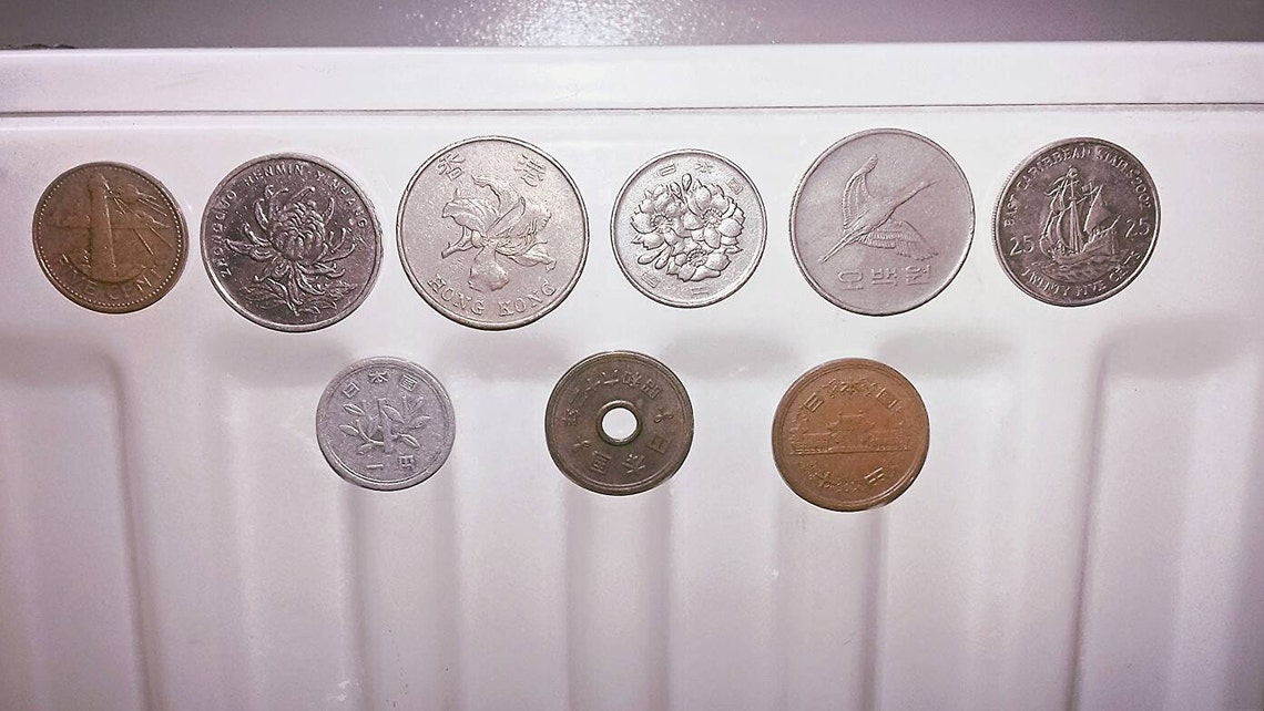 Foreign Coin Pack of 5 From Different Countries Etsy