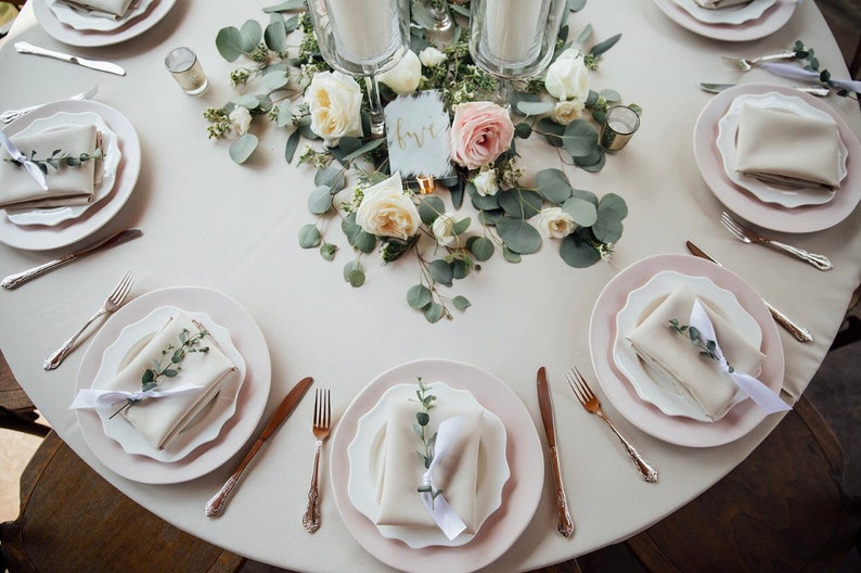 Acrylic Calligraphy Wedding Table Numbers