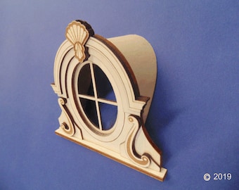 1:12 Scale Dollhouse Miniature Parisian roof dormer