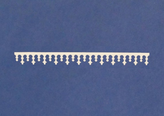 Dollhouse Miniature 1:24 Scale Gable Apex Trim