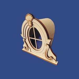 1:24 Scale Dollhouse Miniature  Parisian roof dormer