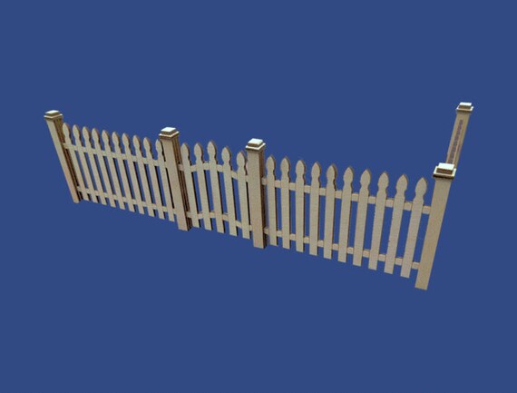 Valla Y Pasamanos En Miniatura Para Casa De Muñecas | Decoración 1:12 De Madera De 30.5 Cm Para Regalo