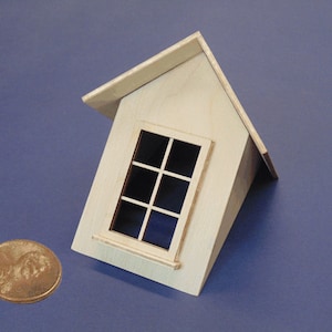 Lucarne de toit miniature pour maison de poupée à l'échelle 1:24