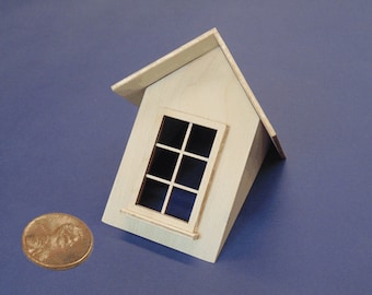 Lucarne de toit miniature pour maison de poupée à l'échelle 1:24