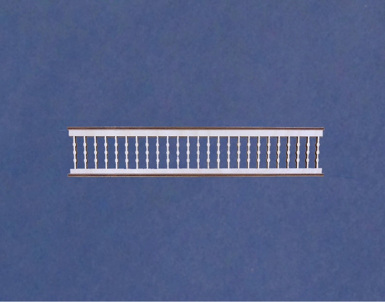1:24 Scale Victorian Dollhouse Railing Kit - Etsy