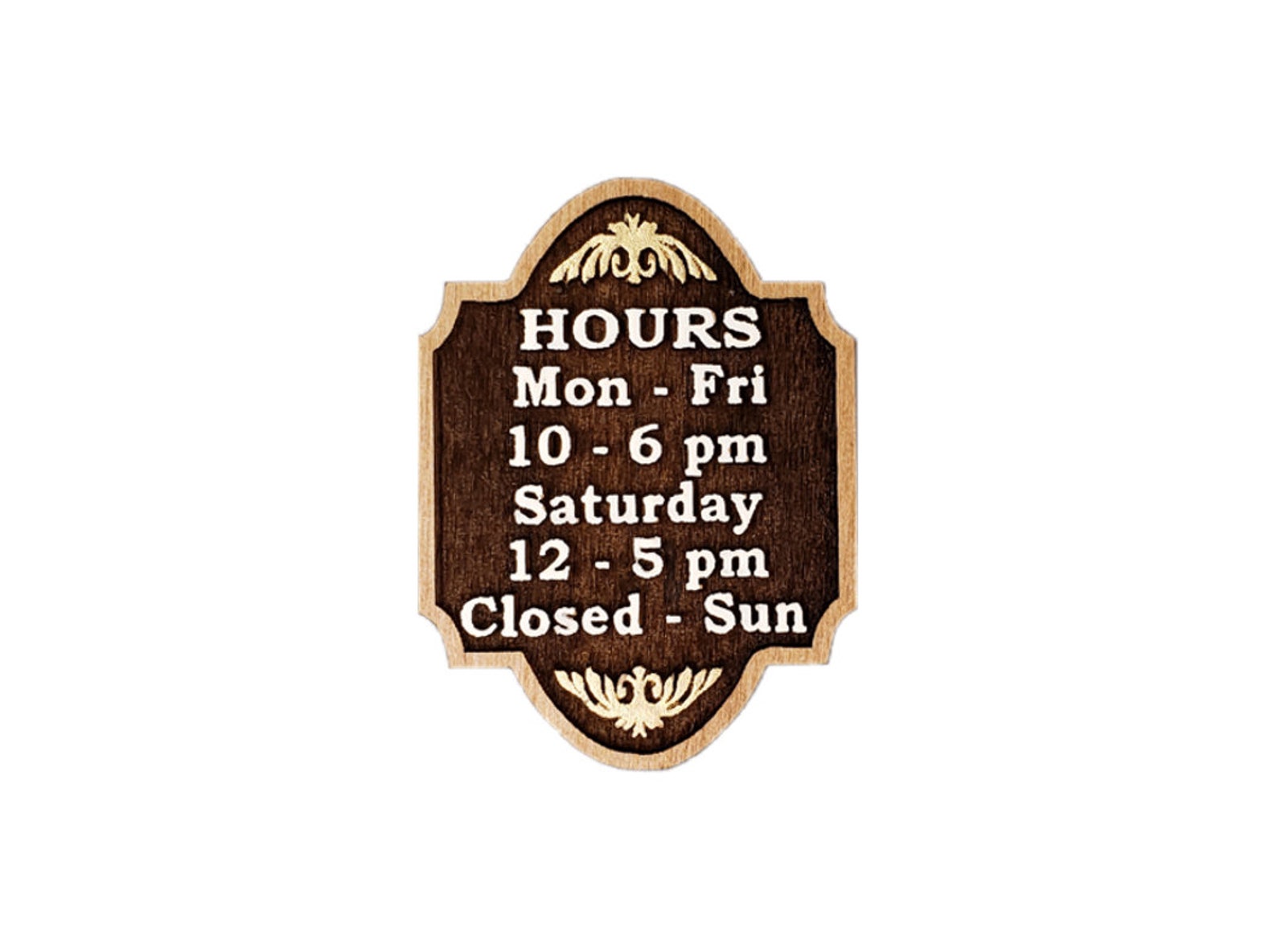 112 Scale Dollhouse miniature shop sign Etsy