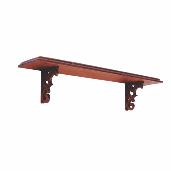 1:12スケールのドールハウス用ミニチュアウォールシェルフ