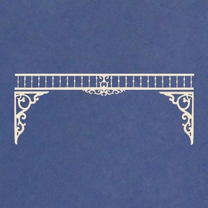 1:12 Scale Dollhouse miniature fretwork